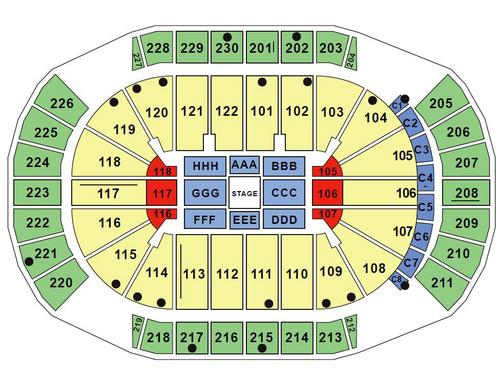 Arizona Coyotes Arena Seating Chart